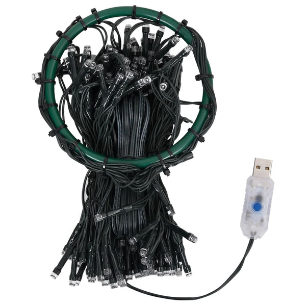 Bunte Lichterkette für den Weihnachtsbaum Emerencia 150cm (150 LED-Lichter)