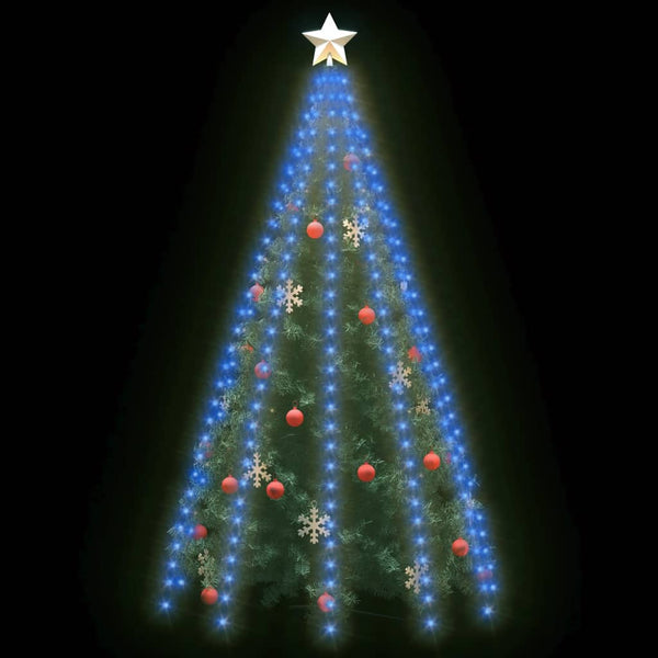 Blaue Lichterkette für Weihnachtsbaum Emerencia 250cm (250 LED-Lichter)