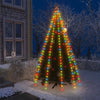 Buntes Weihnachtsbaum-Lichternetz Emerencia 300cm (300 LED-Lichter)