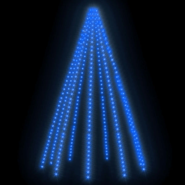 Blaues Weihnachtsbaum-Lichternetz Emerencia 400cm (400 LED-Lichter)