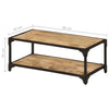 Couchtisch Reluc 90x45x35cm (grobes Mangoholz)