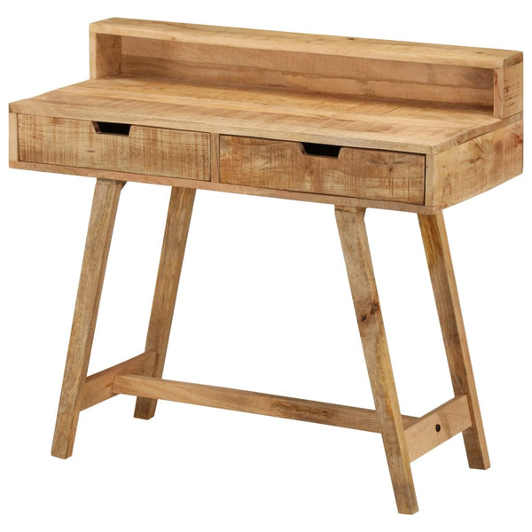 Schreibtisch Payten 100x45x90cm (Mangoholz grob)