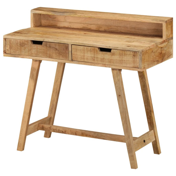 Schreibtisch Payten 100x45x90cm (Mangoholz grob)