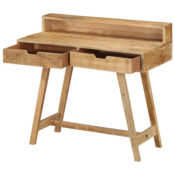 Schreibtisch Payten 100x45x90cm (Mangoholz grob)