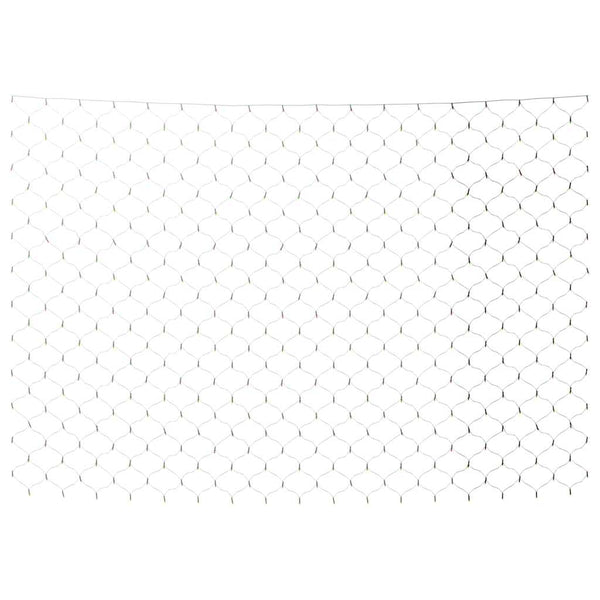 Farbenfrohes Weihnachtslichtnetz Ghiula 3x3 m (306 LED-Lichter für innen/außen)