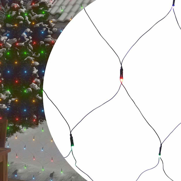 Farbige Lichterkette Ghiulan 4x4 m (544 LED-Lichter für außen/innen)