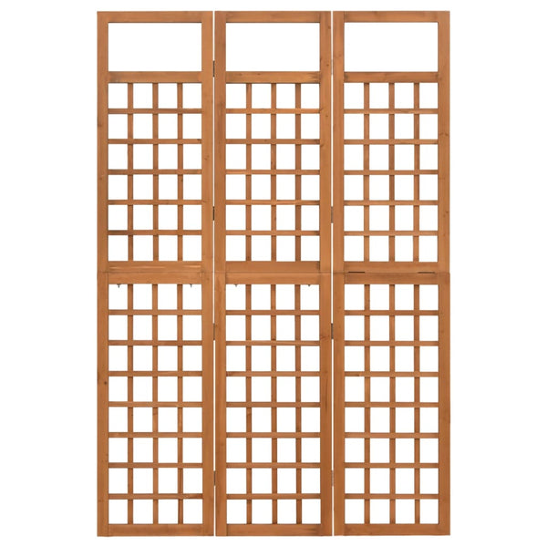 Raumteiler/Gitter Chibura 121x180,5cm (3 Paneele Bambus)