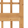 Raumteiler/Gitter Chibura 242,5x180cm (6 Felder Holz)