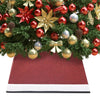 Rot-weißer Weihnachtsbaumrock Govier 48x48x25cm