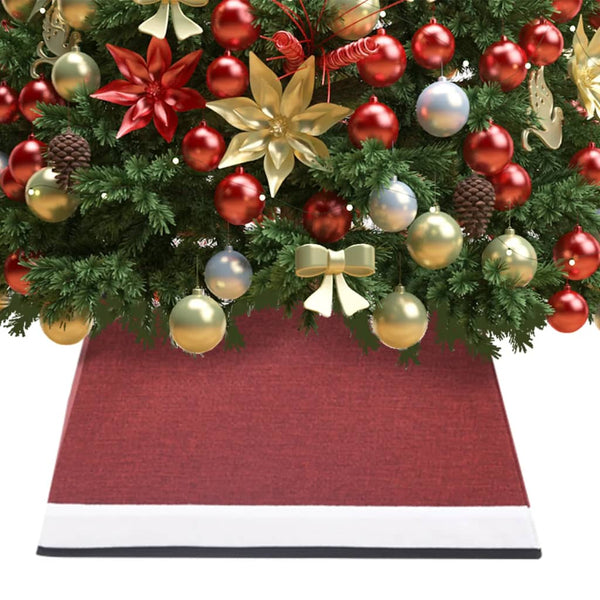Rot-weißer Weihnachtsbaumrock Govier 48x48x25cm