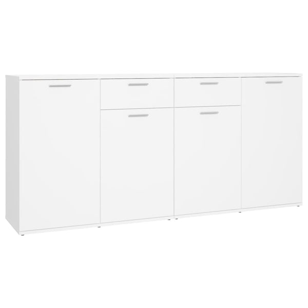 Weißes Sideboard Bayko 160x36x75cm (Holz)