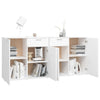 Weißes Sideboard Bayko 160x36x75cm (Holz)