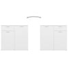 Weißes Sideboard Bayko 160x36x75cm (Holz)