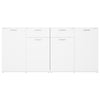 Weißes Sideboard Bayko 160x36x75cm (Holz)