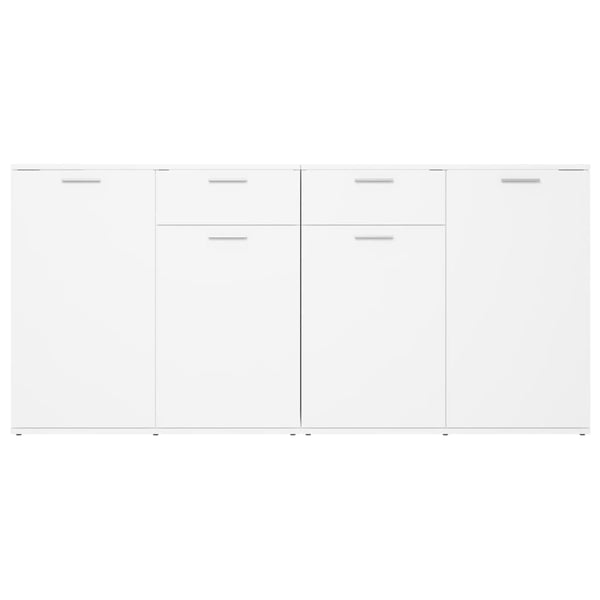 Weißes Sideboard Bayko 160x36x75cm (Holz)