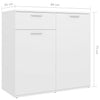 Weißes Sideboard Bayko 160x36x75cm (Holz)