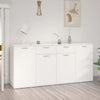 Weißes Sideboard Bayko 160x36x75cm (Holz)