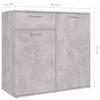 Betongraues Sideboard Bayko 160x36x75cm (Holz)