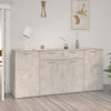 Betongraues Sideboard Bayko 160x36x75cm (Holz)