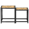Couchtische Machi in Schwarz und Gelb (2 Stück MDF)