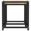 Couchtische Machi in Schwarz und Gelb (2 Stück MDF)