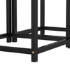 Couchtische Machi in Schwarz und Gelb (2 Stück MDF)