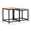 Couchtische Machi in Schwarz und Gelb (2 Stück MDF)