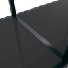 Konsolentisch Jaylin schwarz 180x35x75,5cm (gehärtetes Glas)