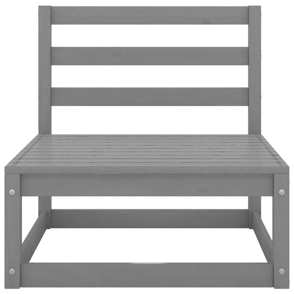 Graues Gartensofa-Set Aries (4-teilig, Kiefer)