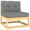 Gartensofa Lileta (3-Sitzer, mit Kissen, Kiefer)