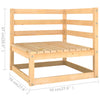Gartensofa Lileta (3-Sitzer, mit Kissen, Kiefer)