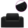 Schwarzer, elastischer Sofabezug Pastorita (Polyester-Jersey)