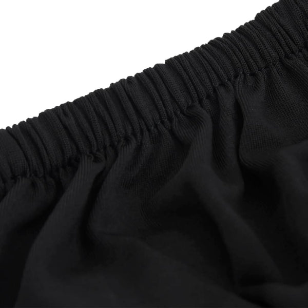 Schwarzer, elastischer Sofabezug Pastorita (Polyester-Jersey)