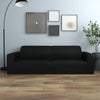 Flexibler schwarzer Bezug für das Pastorita 3-Sitzer Sofa (Polyester-Jersey)