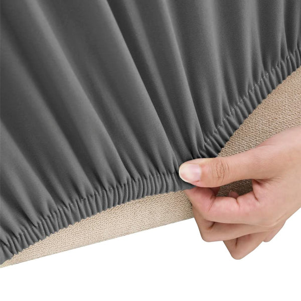 Anthrazitfarbener flexibler Sofabezug Pastorita (Polyester-Jersey)