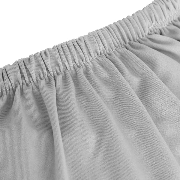 Grauer, elastischer 3-Sitzer-Sofabezug von Pastor (Polyester-Jersey)