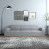 Grauer flexibler Bezug für 4-Sitzer-Sofa von Pastorit (Polyester-Jersey)