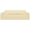 Cremefarbener elastischer 3-Sitzer-Sofabezug von Pastor (Polyesterjersey)