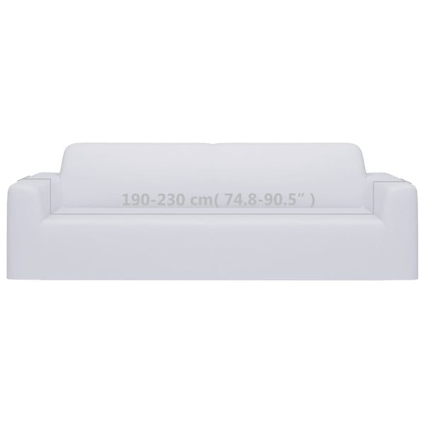 Weiße flexible 3-Sitzer-Sofabezüge von Pastorita (Polyester-Jersey)