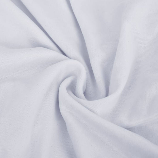 Weißer Bezug für ein 4-Sitzer-Sofa, flexibel, von Pastor (Polyester-Jersey)