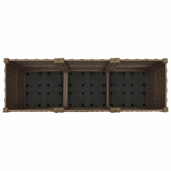 Blumenkasten Abelardo erhöht 120x40x38cm (Polypropylen)