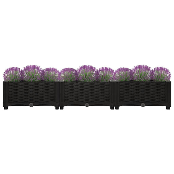 Abelardo Hochbeet 120x40x23cm (Polypropylen)