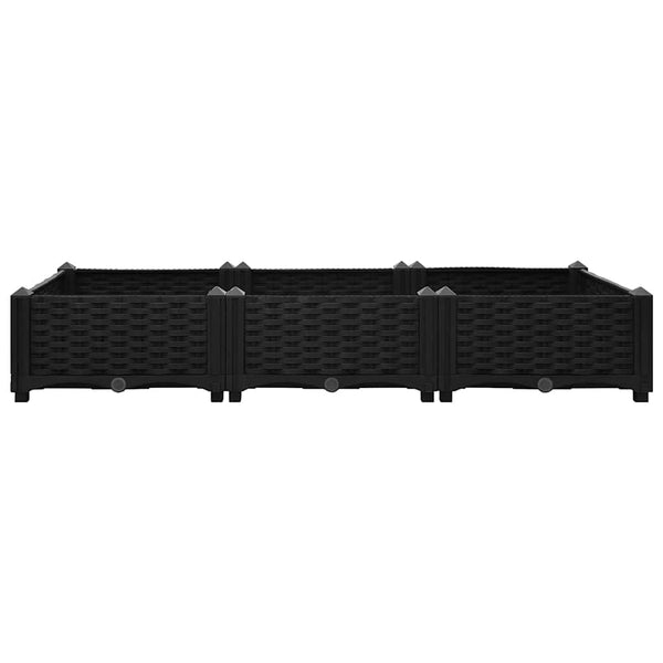 Abelardo Hochbeet 120x40x23cm (Polypropylen)