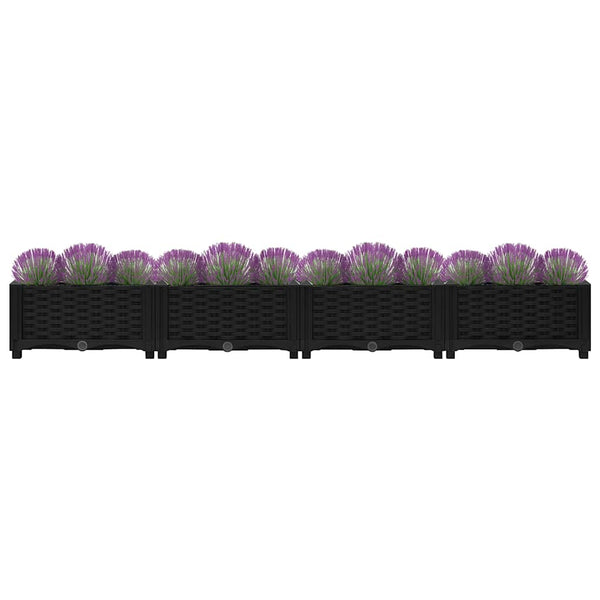 Erhöhtes Blumenbeet 160x40x23cm Abelardo (Polypropylen)