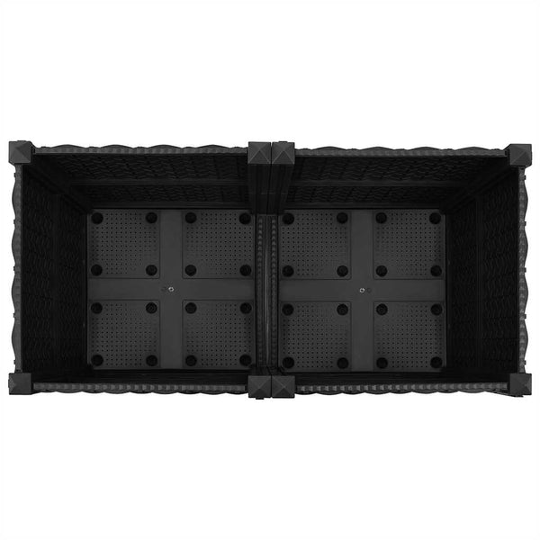 Erhöhtes Blumenbeet 80x40x38cm Abelardo (Polypropylen)