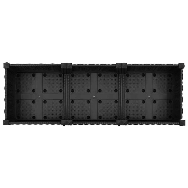 Erhöhtes Blumenbeet Abelardo 120x40x71cm (Polypropylen)
