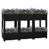 Erhöhtes Blumenbeet Abelardo 120x40x71cm (Polypropylen)