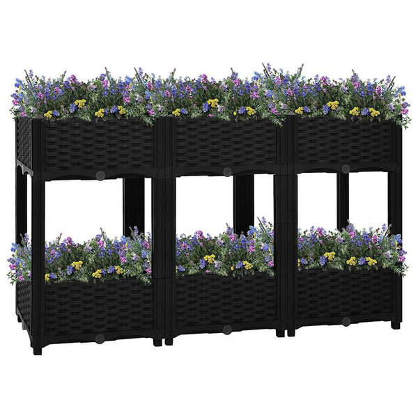 Erhöhtes Blumenbeet Abelardo 120x40x71cm (Polypropylen)