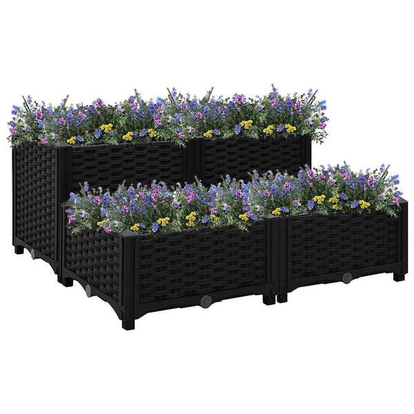 Abelardo Hochbeet 80x80x38cm (Polypropylen)
