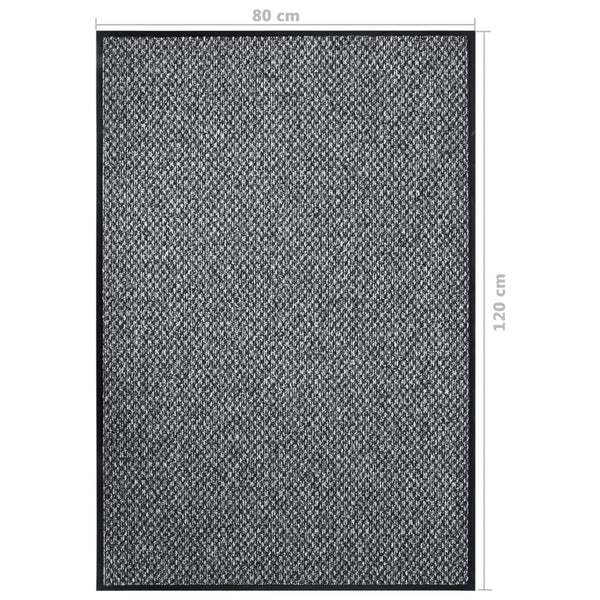Harmaa ovimatto Roswell 80x120cm